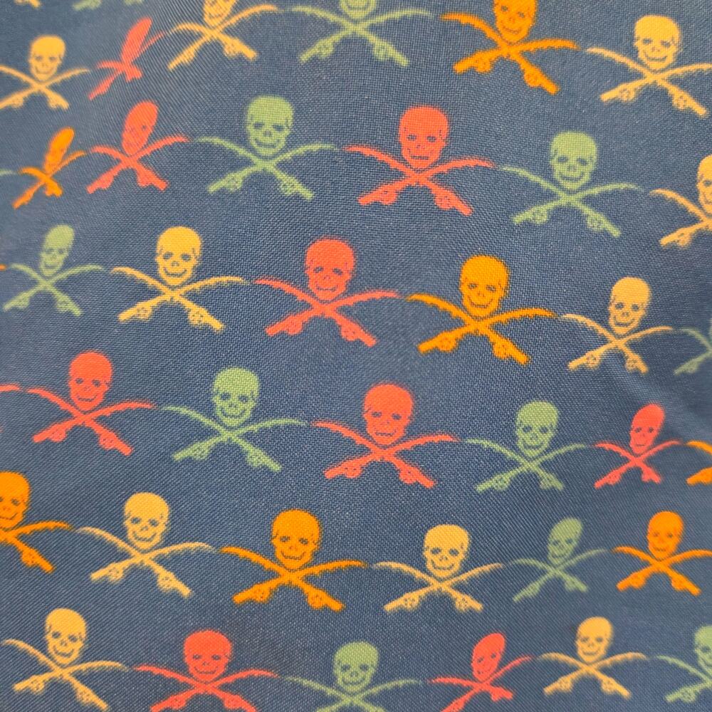 Peter Millar Seaside Collection Swim Trunks Mens Large Blue Skull & Rods - Picture 3 of 7